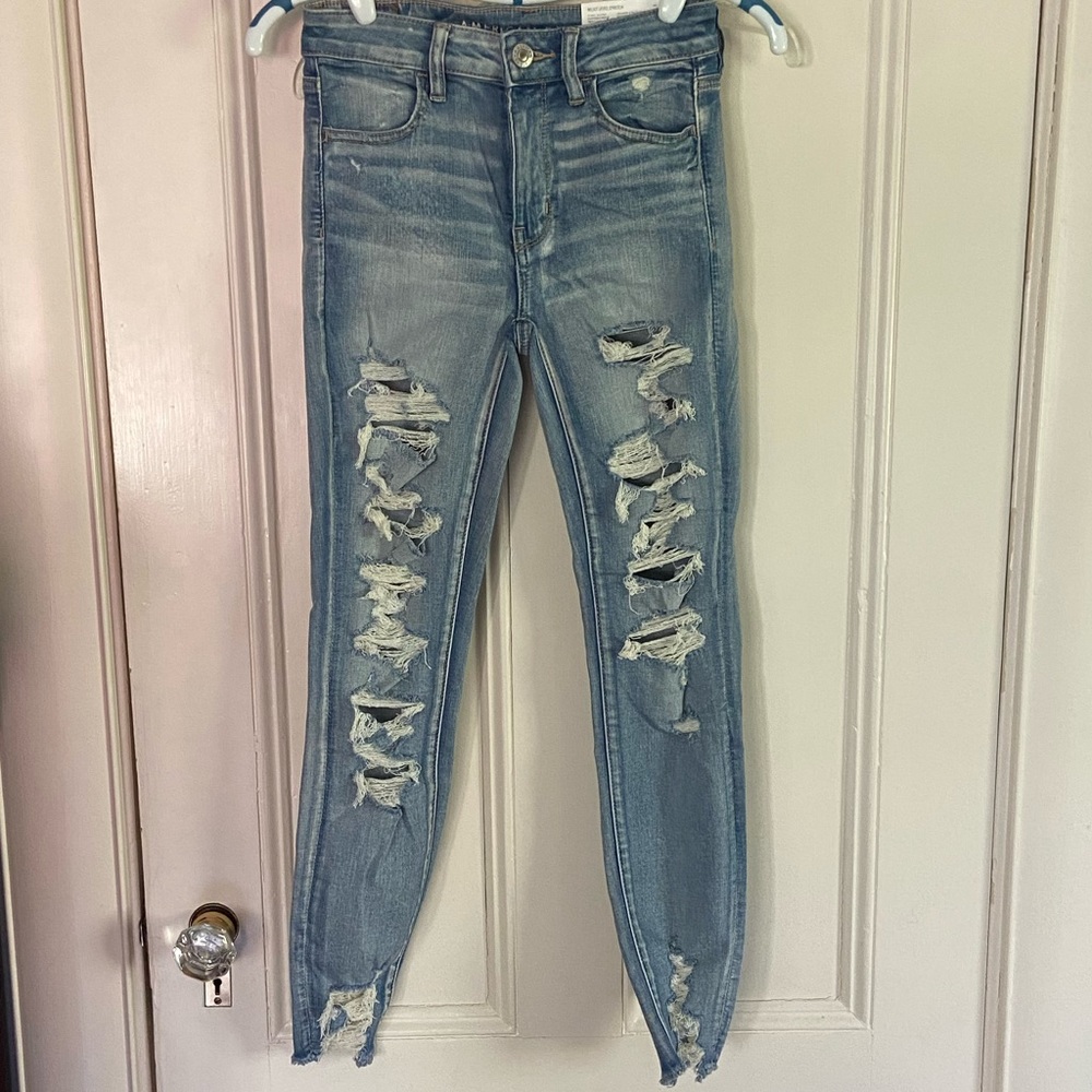 American Eagle High-Waisted Next Level Stretch jeans